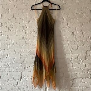 BCBG MaxAzria Silk midi dress